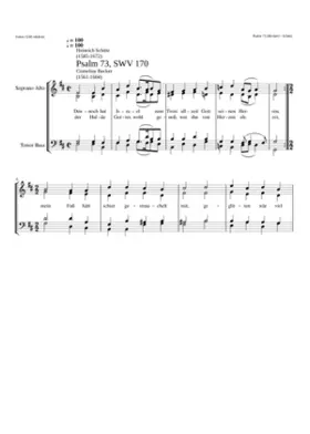 Dennoch hat Israel zum Trost SWV 170