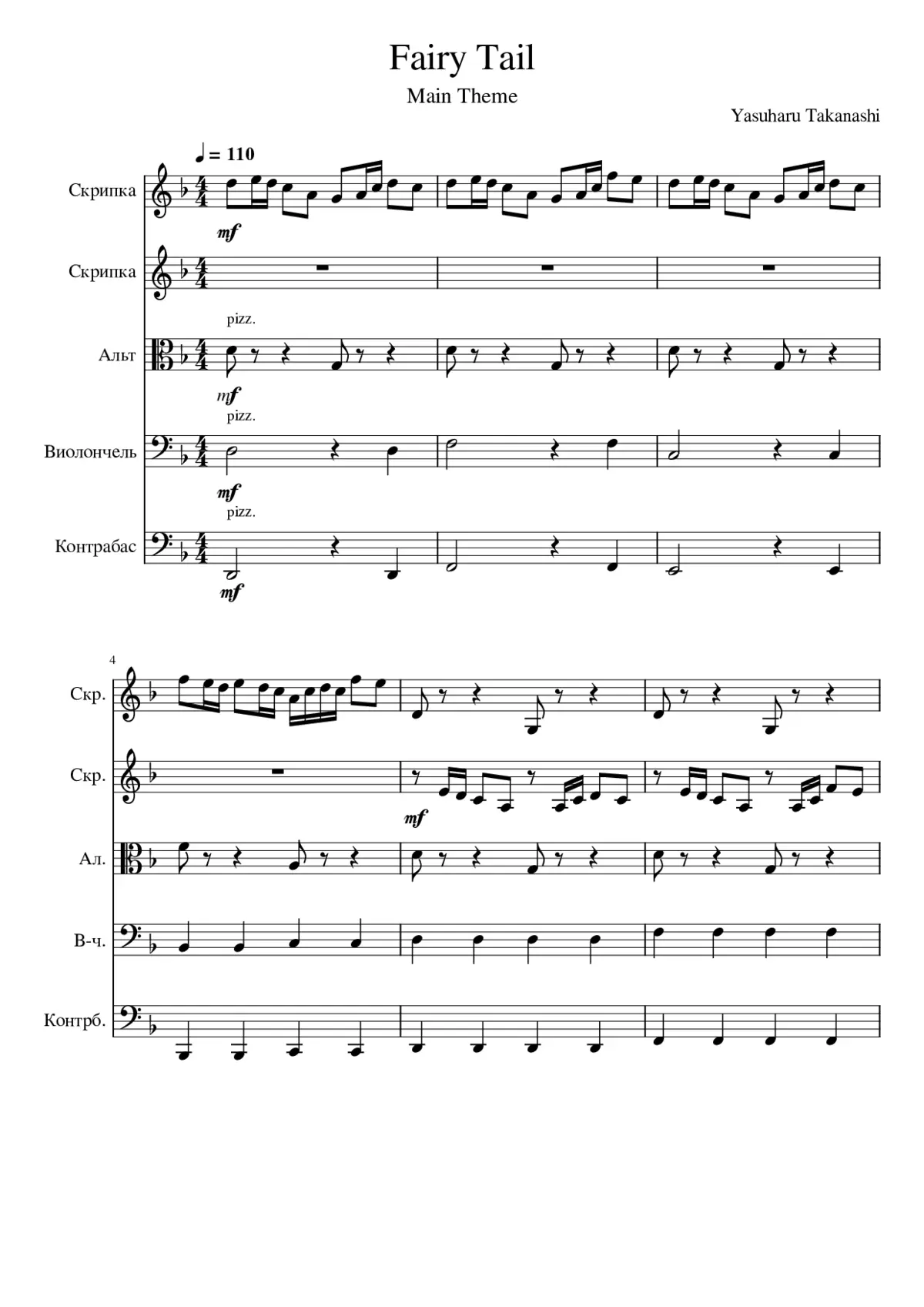 Fairy Tail Main Theme - Page 1