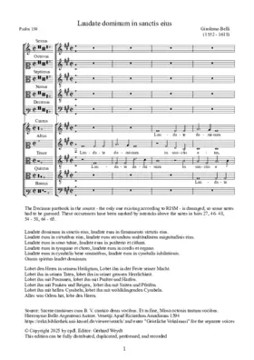 Laudate dominum in sanctis eius