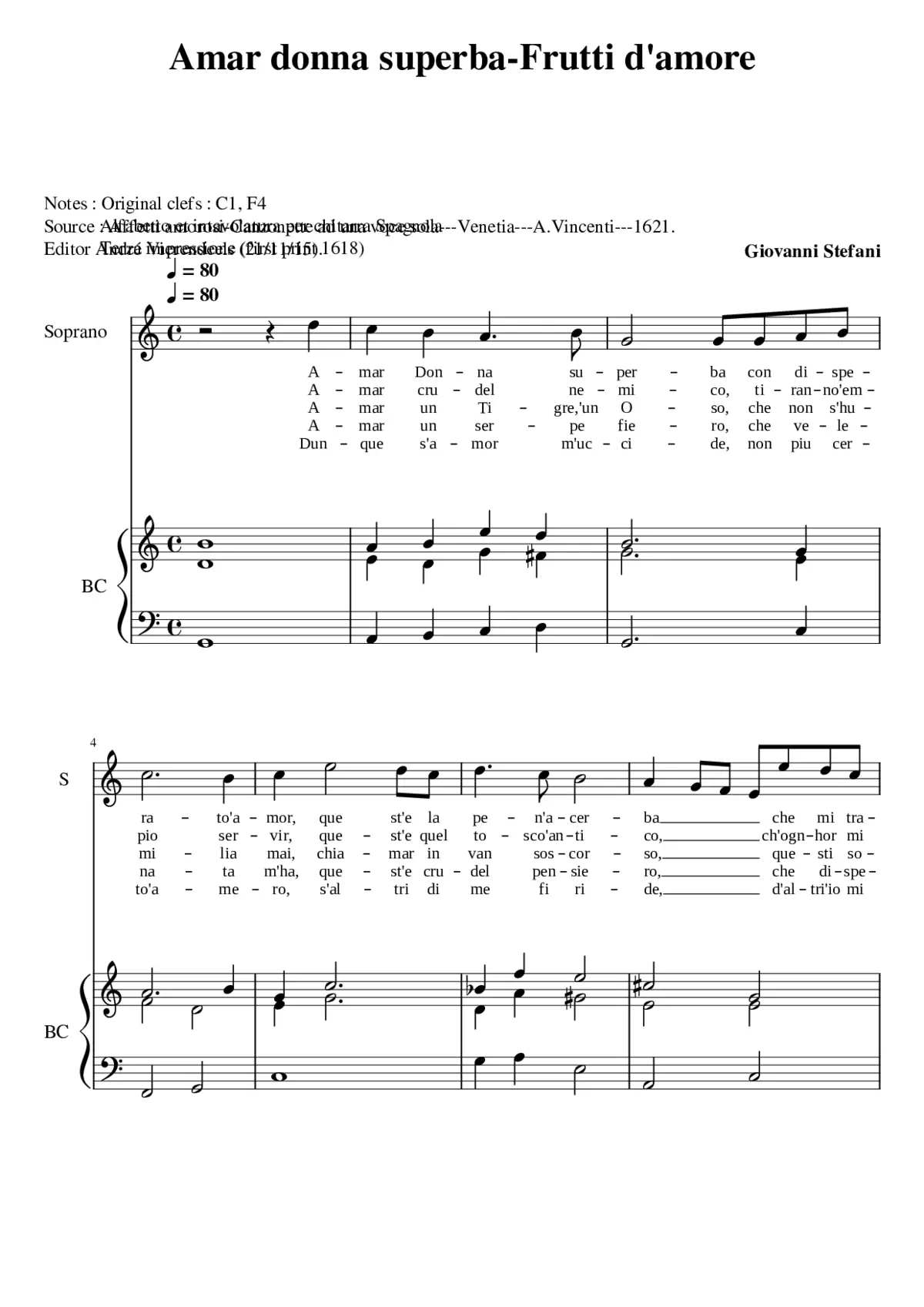 Amar Donna superba - Frutti d'amore - Page 1