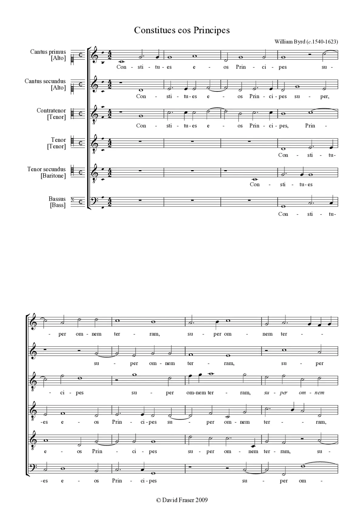 Constitues eos Principes (Offertory) - Page 1