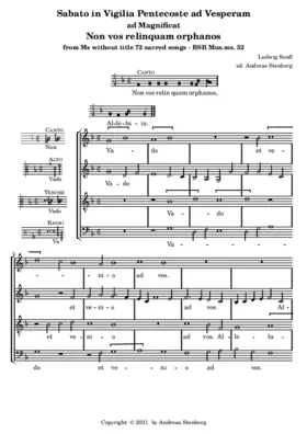 Non vos relinquam orphanos