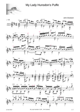 My Lady Hunsdon's Puffe