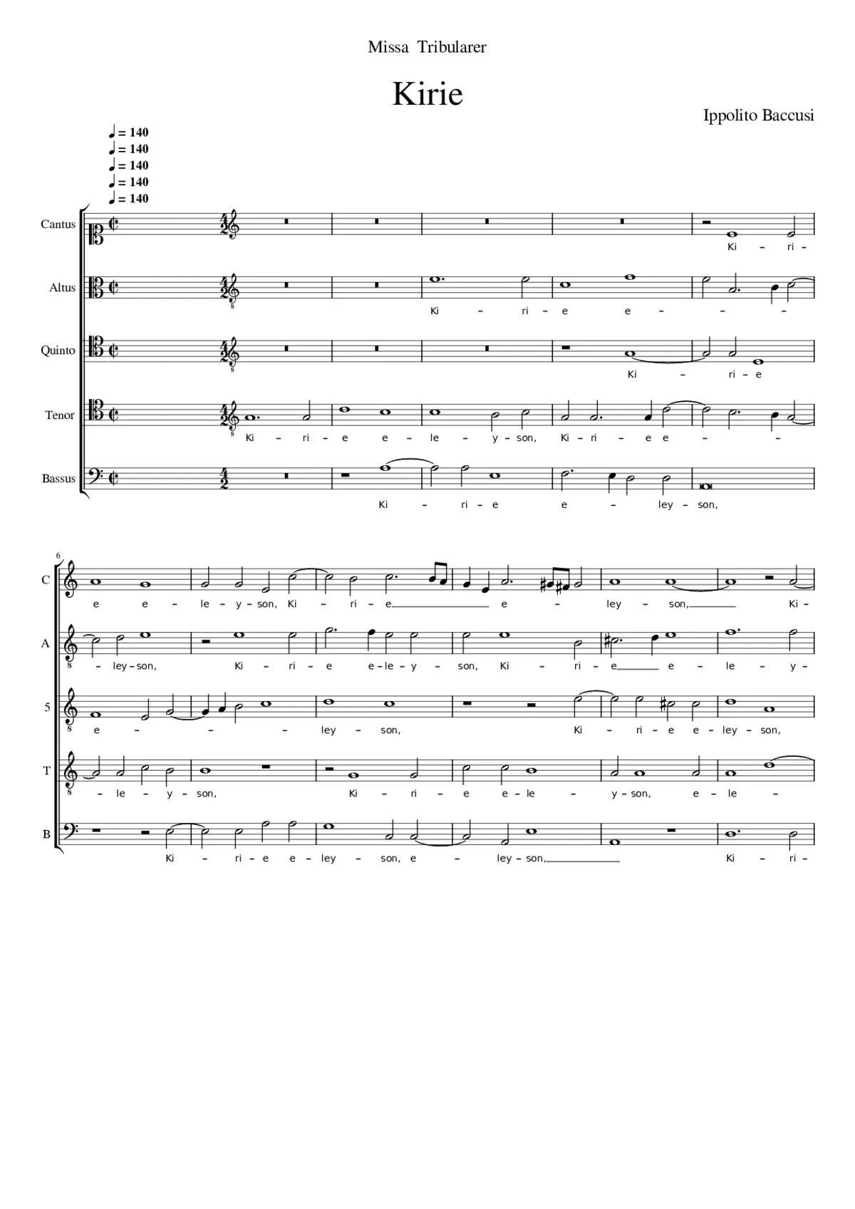 Missa Tribularer - Page 1