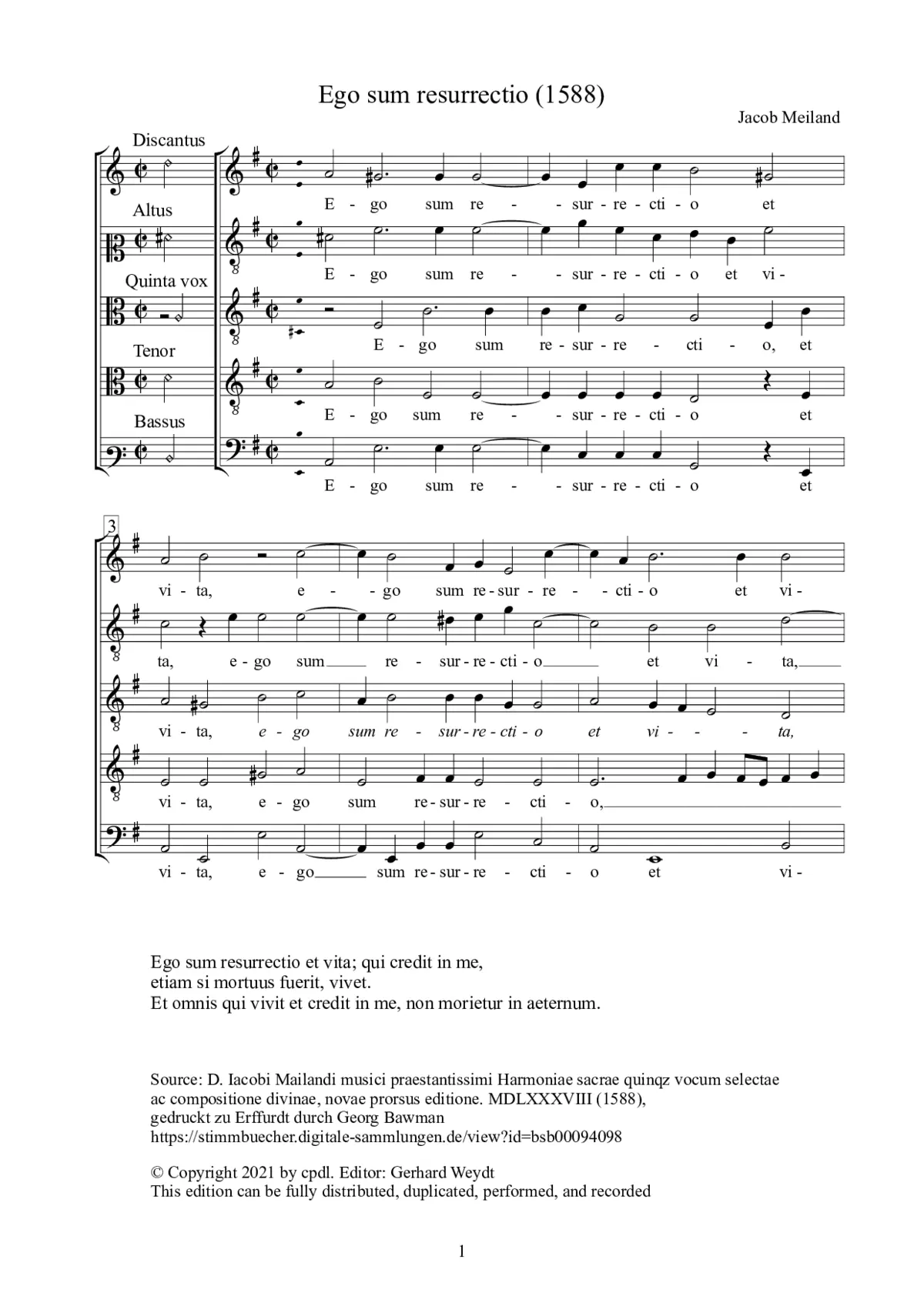 Ego sum resurrectio II - Page 1