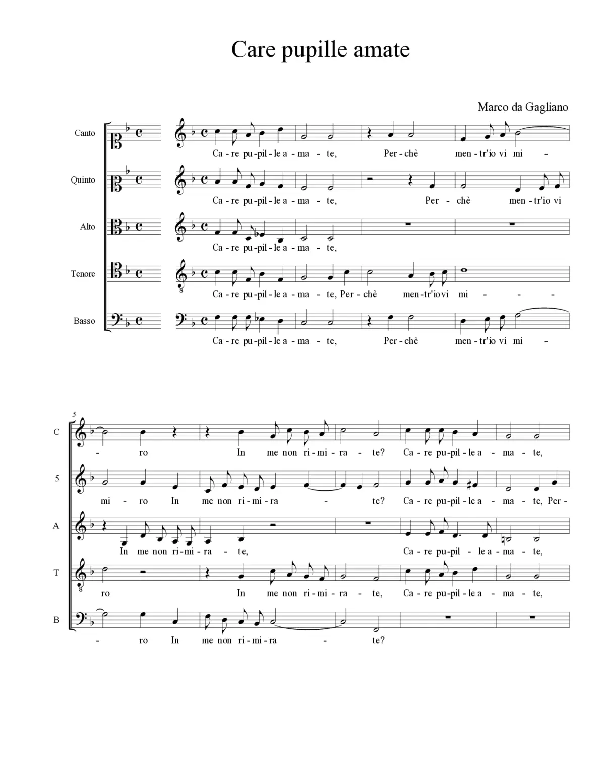 Care pupille amate - Page 1