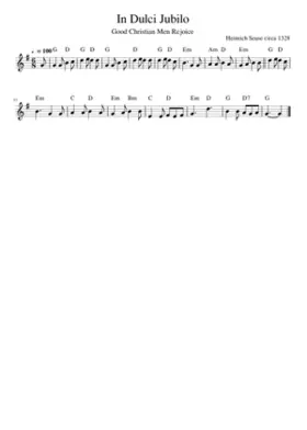 In Dulci Jubilo