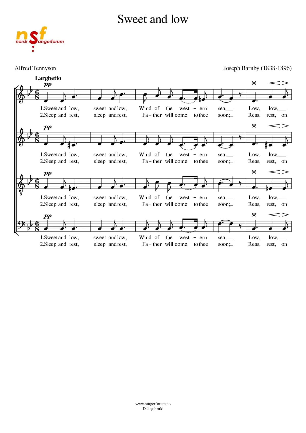 Sweet and low - Page 1