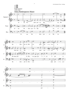 Alma Redemptoris Mater II a 4