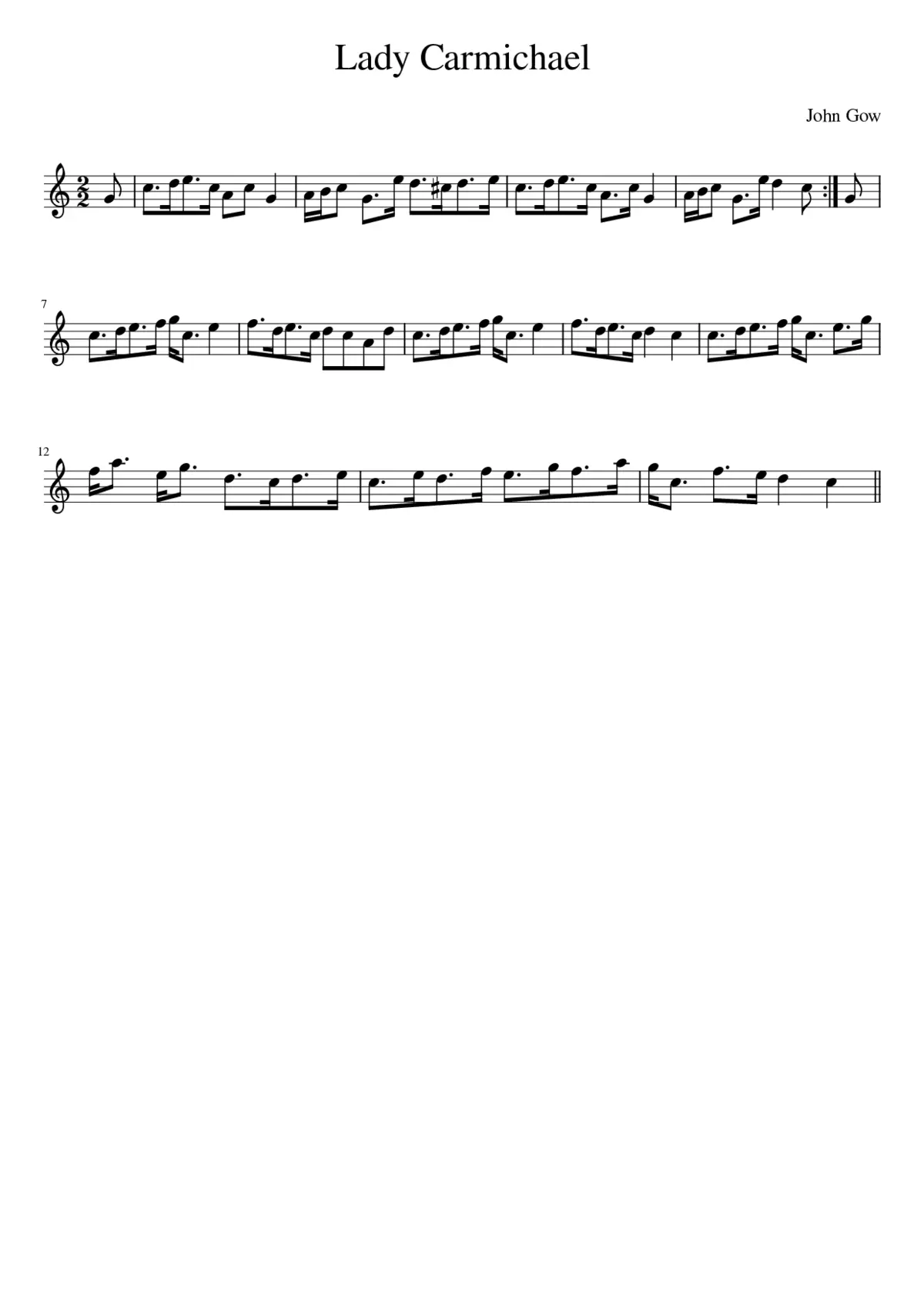 Lady Carmichael - Page 1