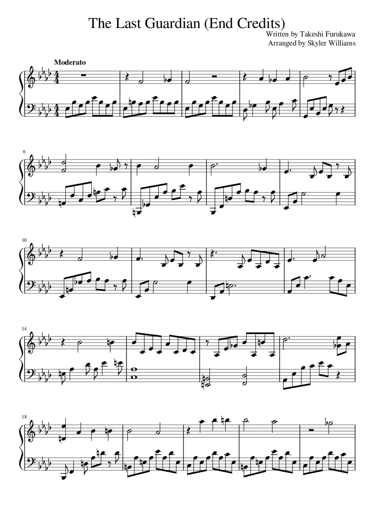 The Last Guardian (End Credits) - Page 1