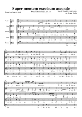 Super montem excelsum ascende