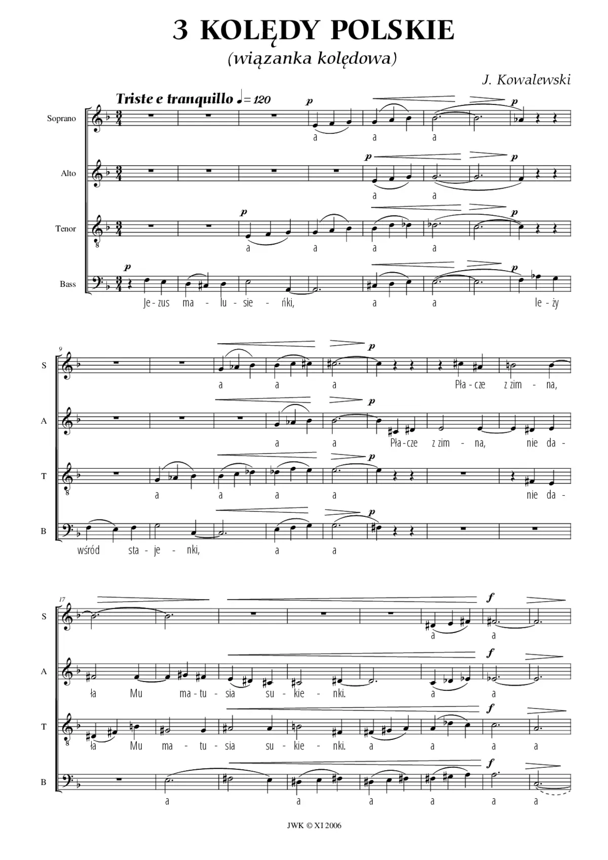 3 Kolędy polskie - Page 1