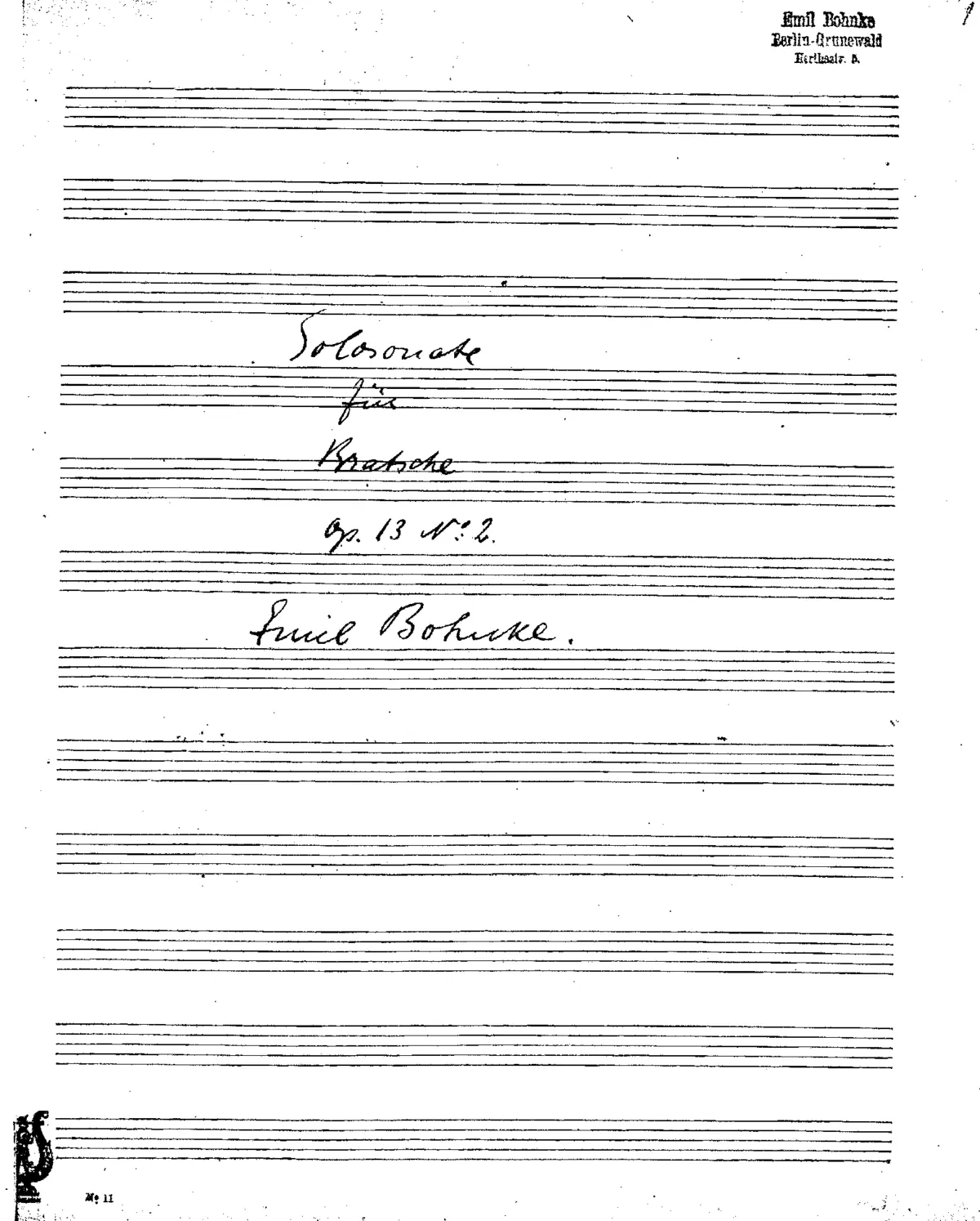 3 Solo Sonatas - Page 1