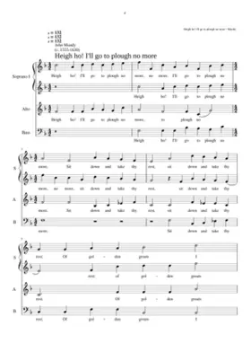 Heigh ho! I'll go to plough no more