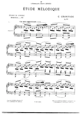 Étude mélodique