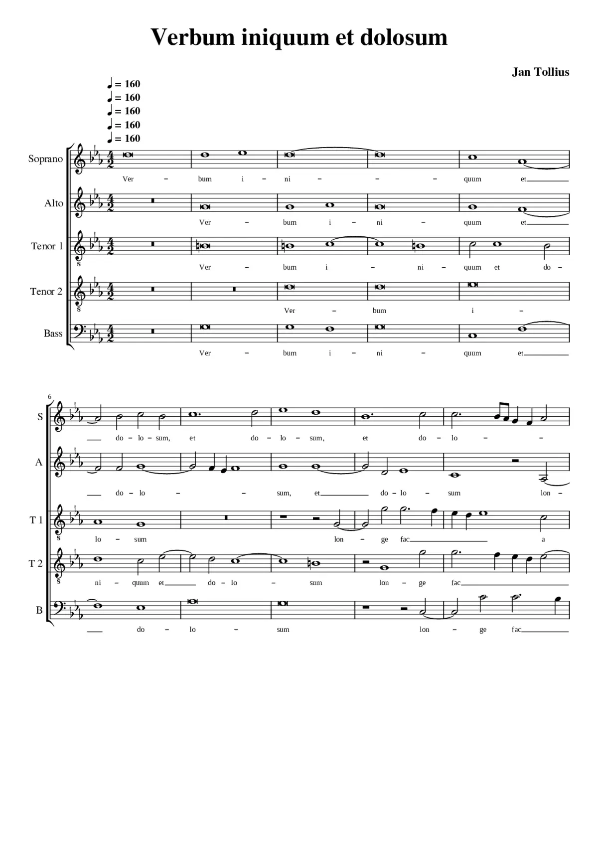 Verbum iniquum et dolosum - Page 1