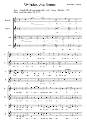 Viv'ardor, viva fiamma