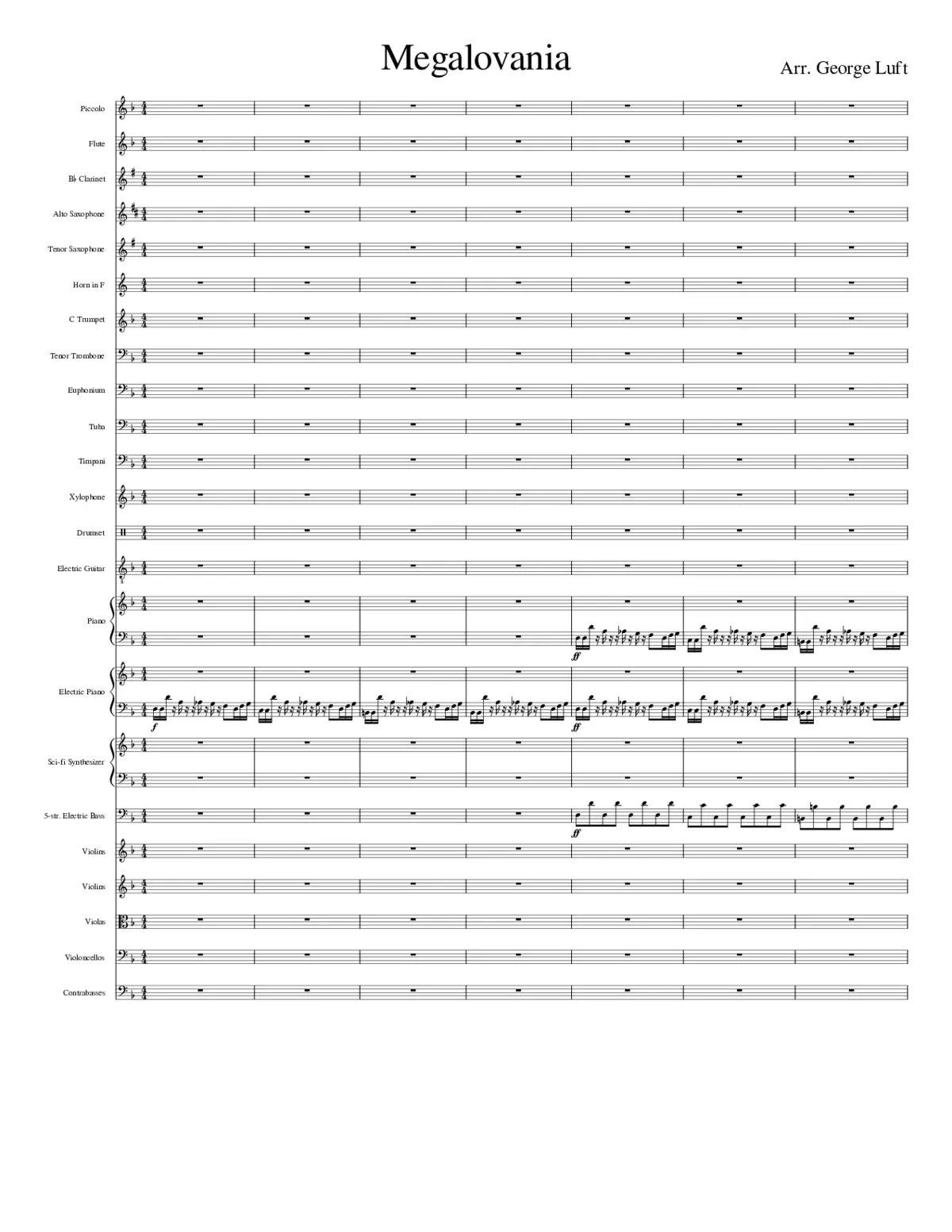 Megalovania - Page 1