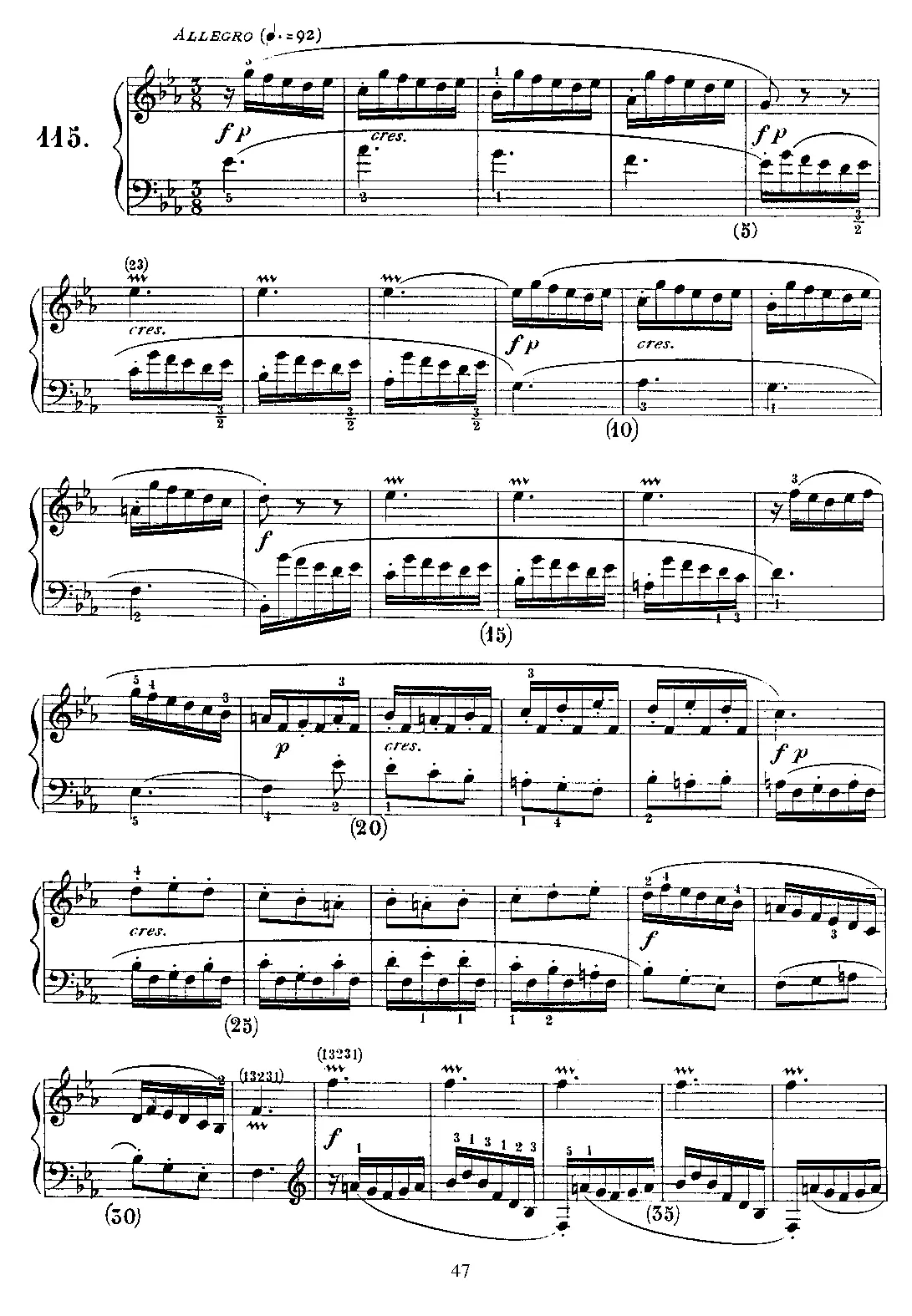 Keyboard Sonata in E-flat major - Page 1