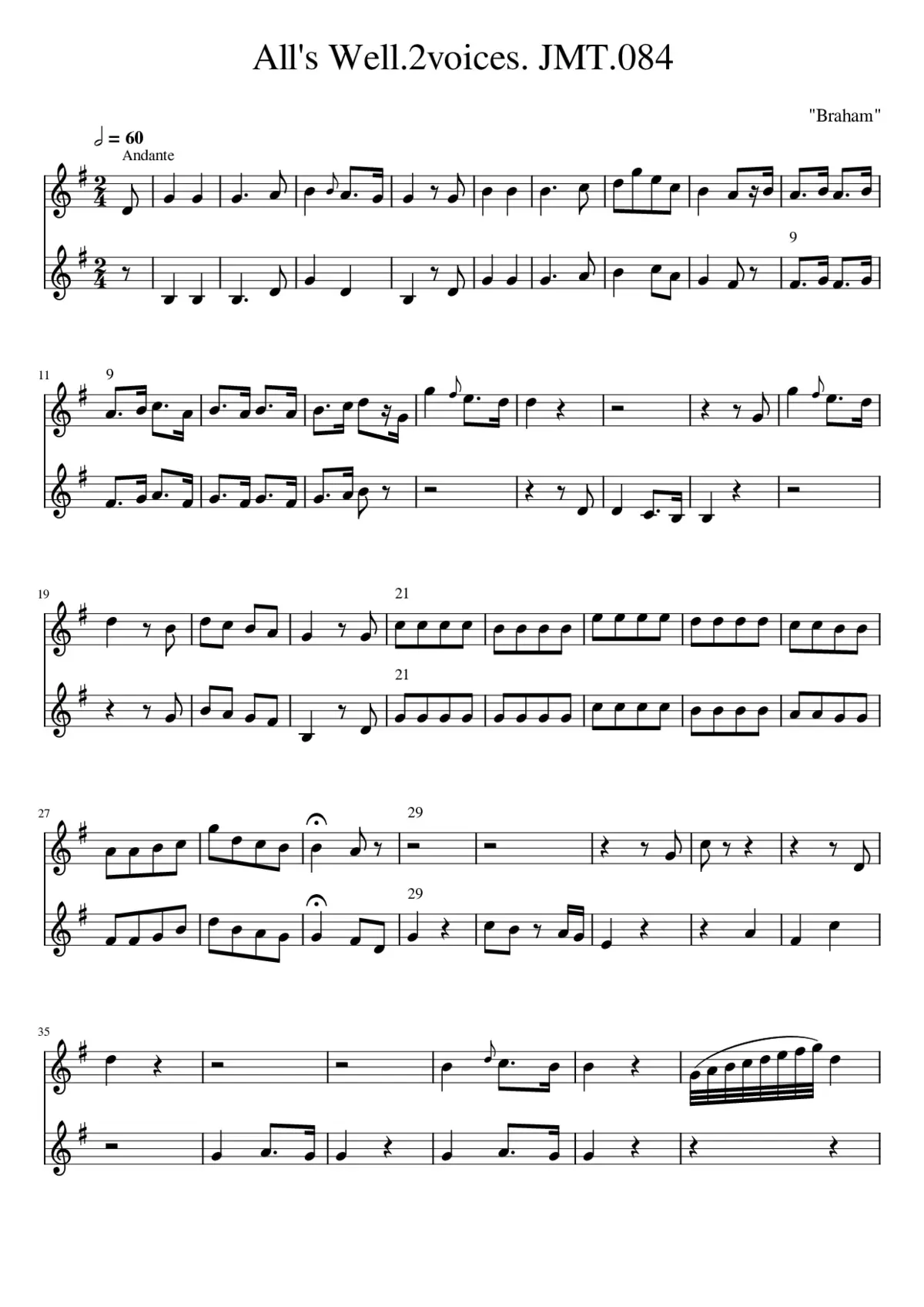 All's Well - Page 1