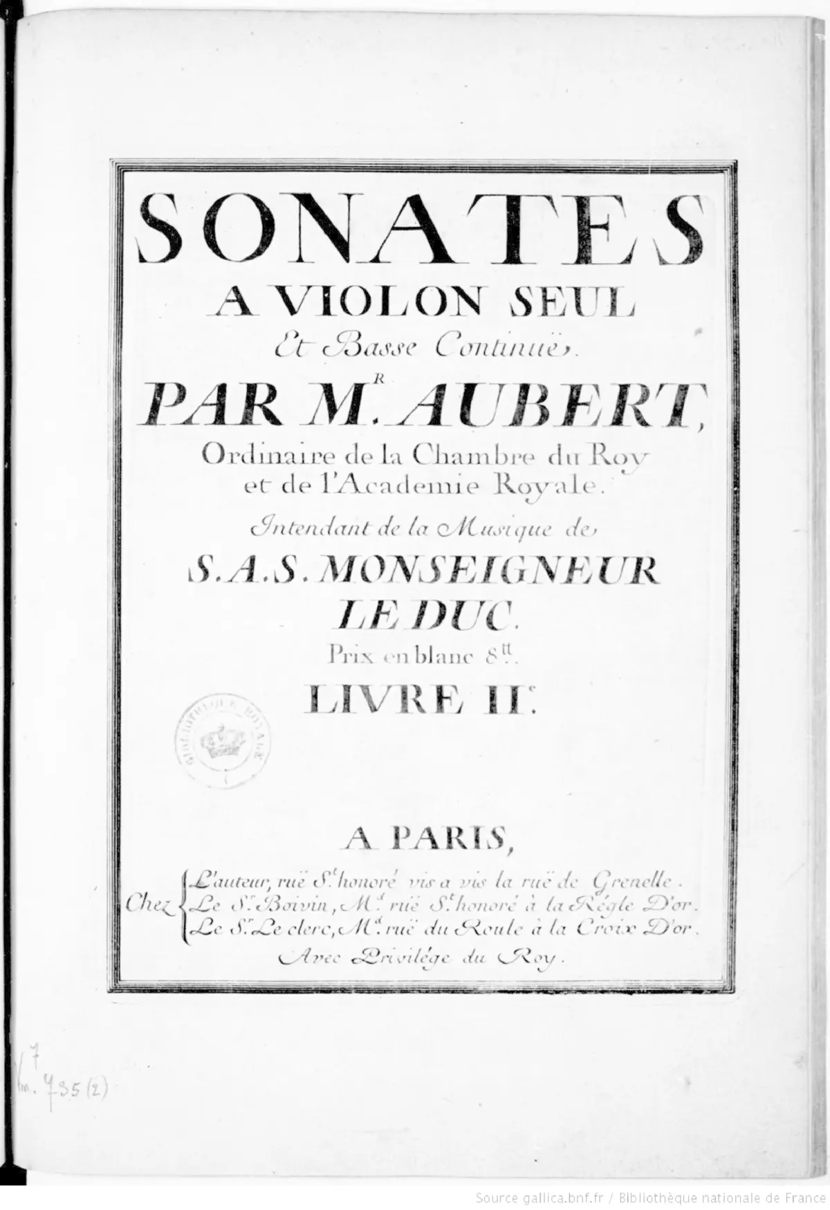 10 Violin Sonatas, Book 2 - Page 1