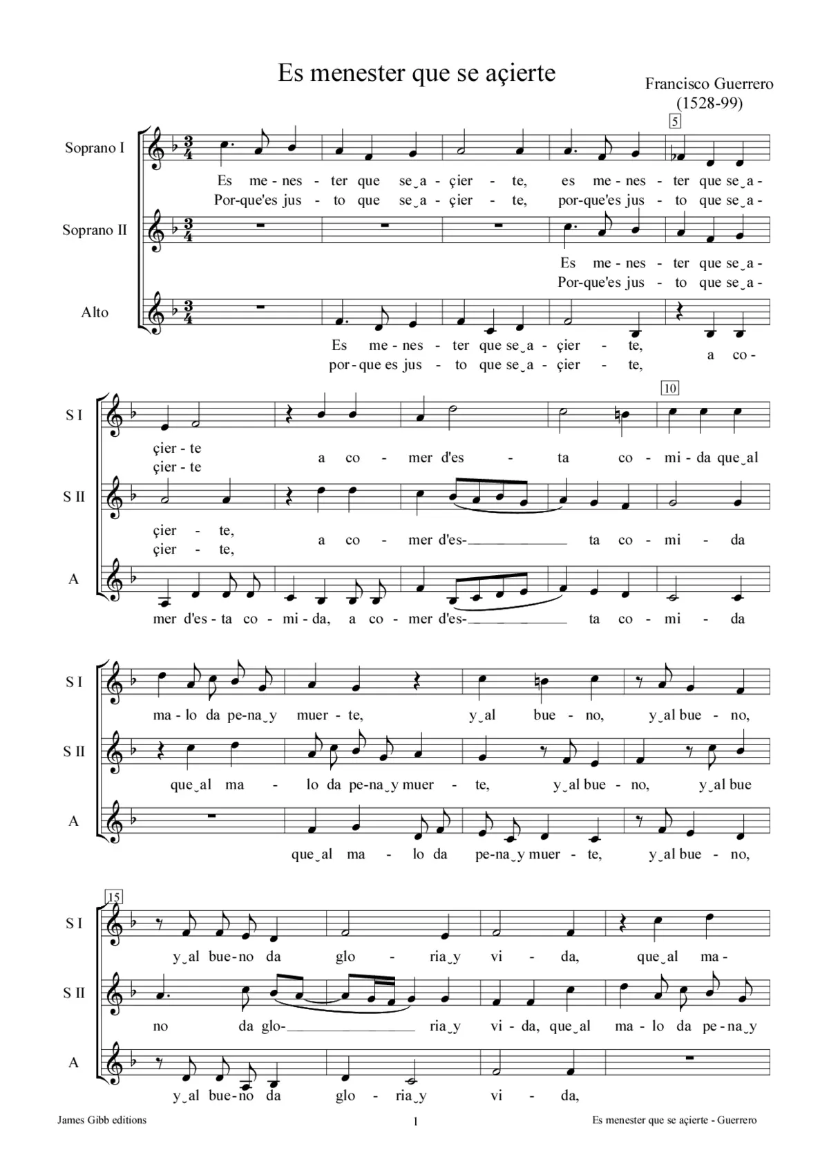 Es menester que se acierte - Page 1