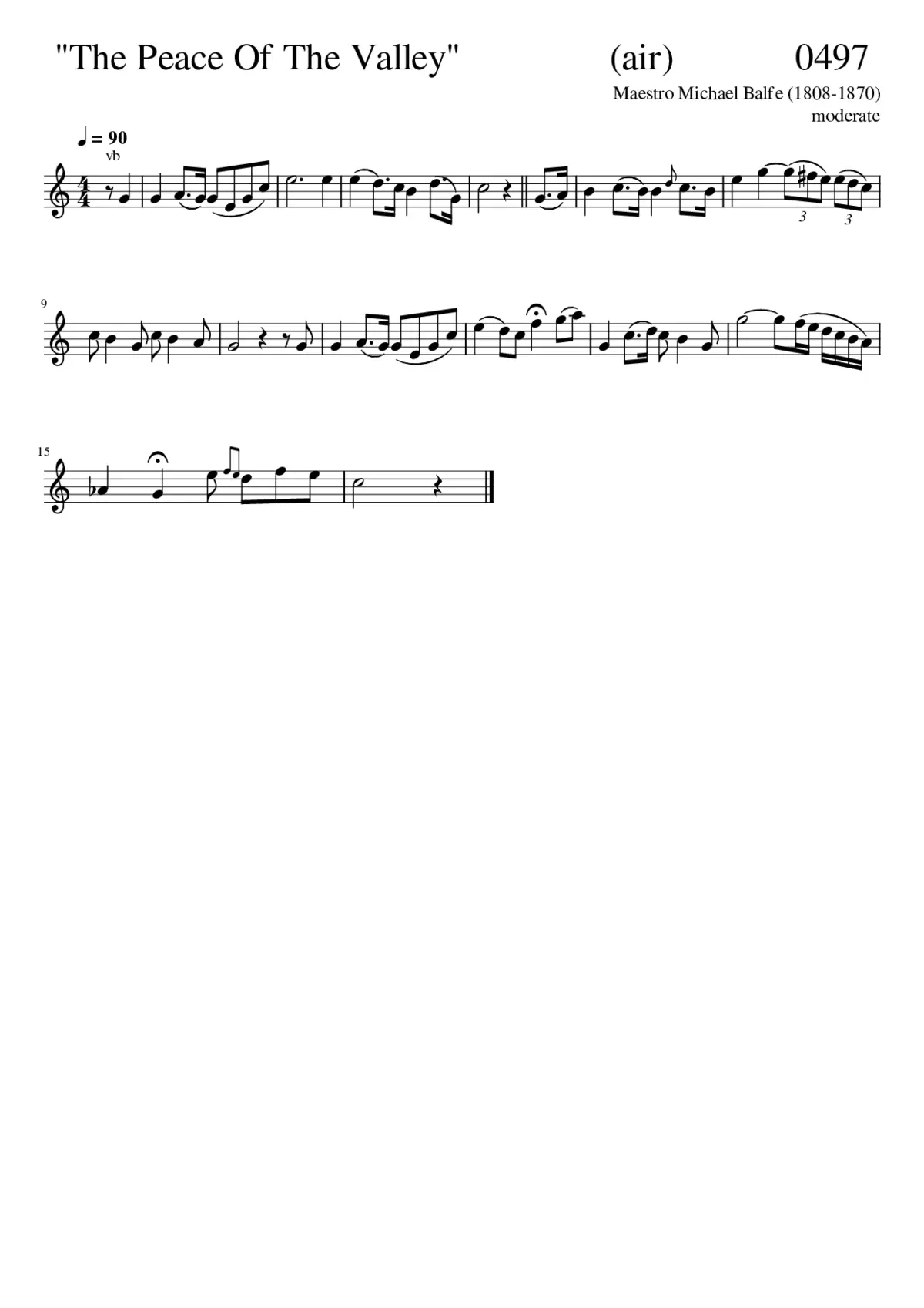 The Peace Of The Valley (air) 0497 - Page 1