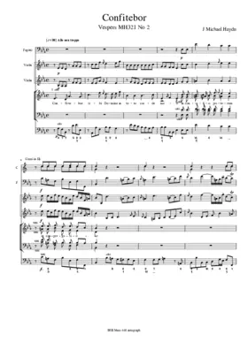 Confitebor, MH 321-2