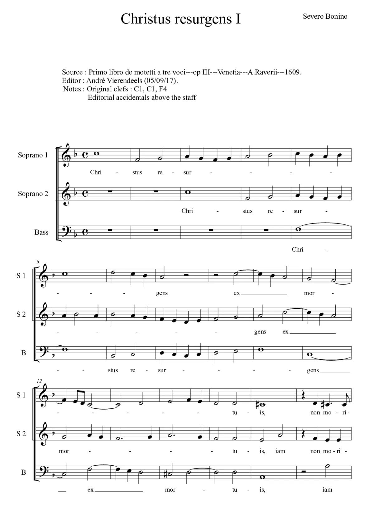 Christus resurgens I - Page 1