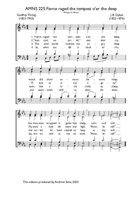 Fierce raged the tempest o'er the deep