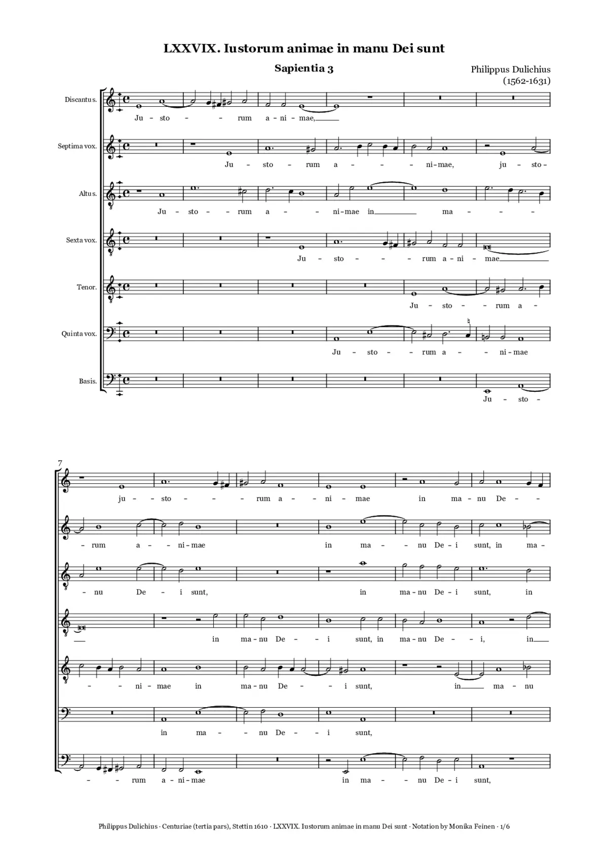 Justorum animae in manu Dei sunt - Page 1