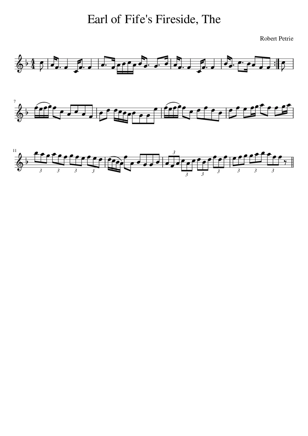 The Earl of Fife's Fireside - Page 1