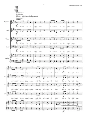 Enter not into judgement