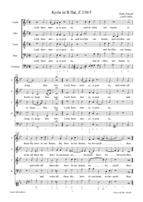 Lord, have mercy upon us, Z 230/5