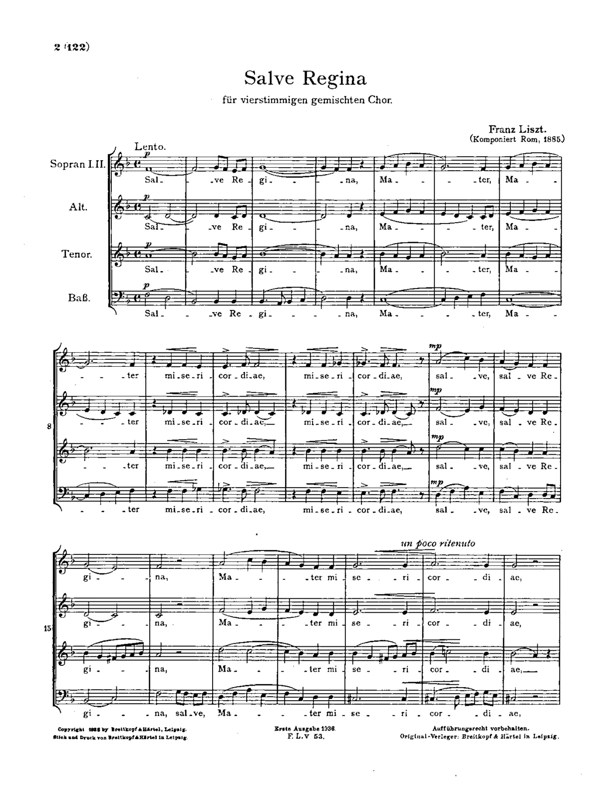 Salve Regina - Page 1