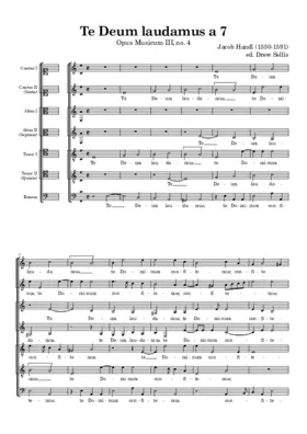 Te Deum laudamus a 7