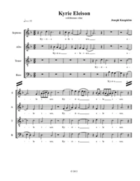 Kyrie Eleison celebramus vitae