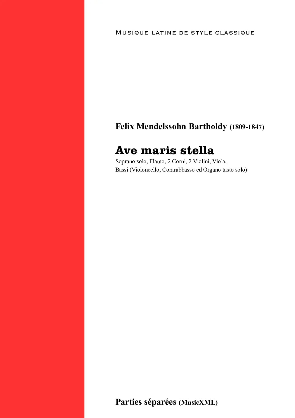 Ave maris stella, MWV C 3 - Page 1