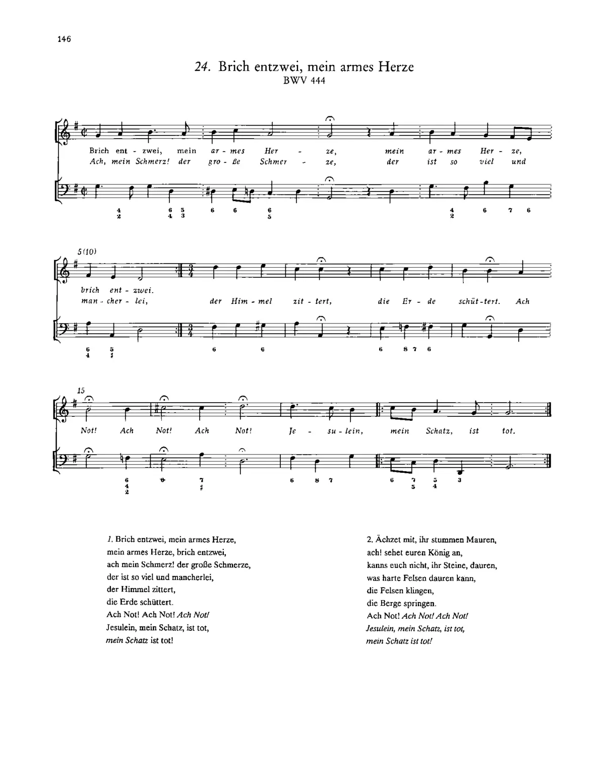 Brich entzwei, mein armes Herze - Page 1