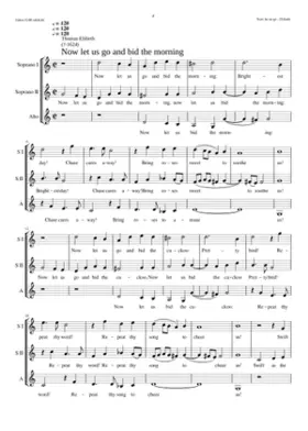 Now let us go and bid the morning