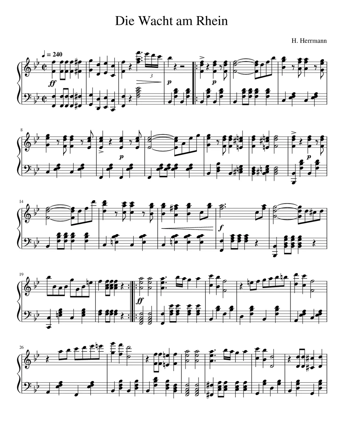 die wacht am rhein - Page 1