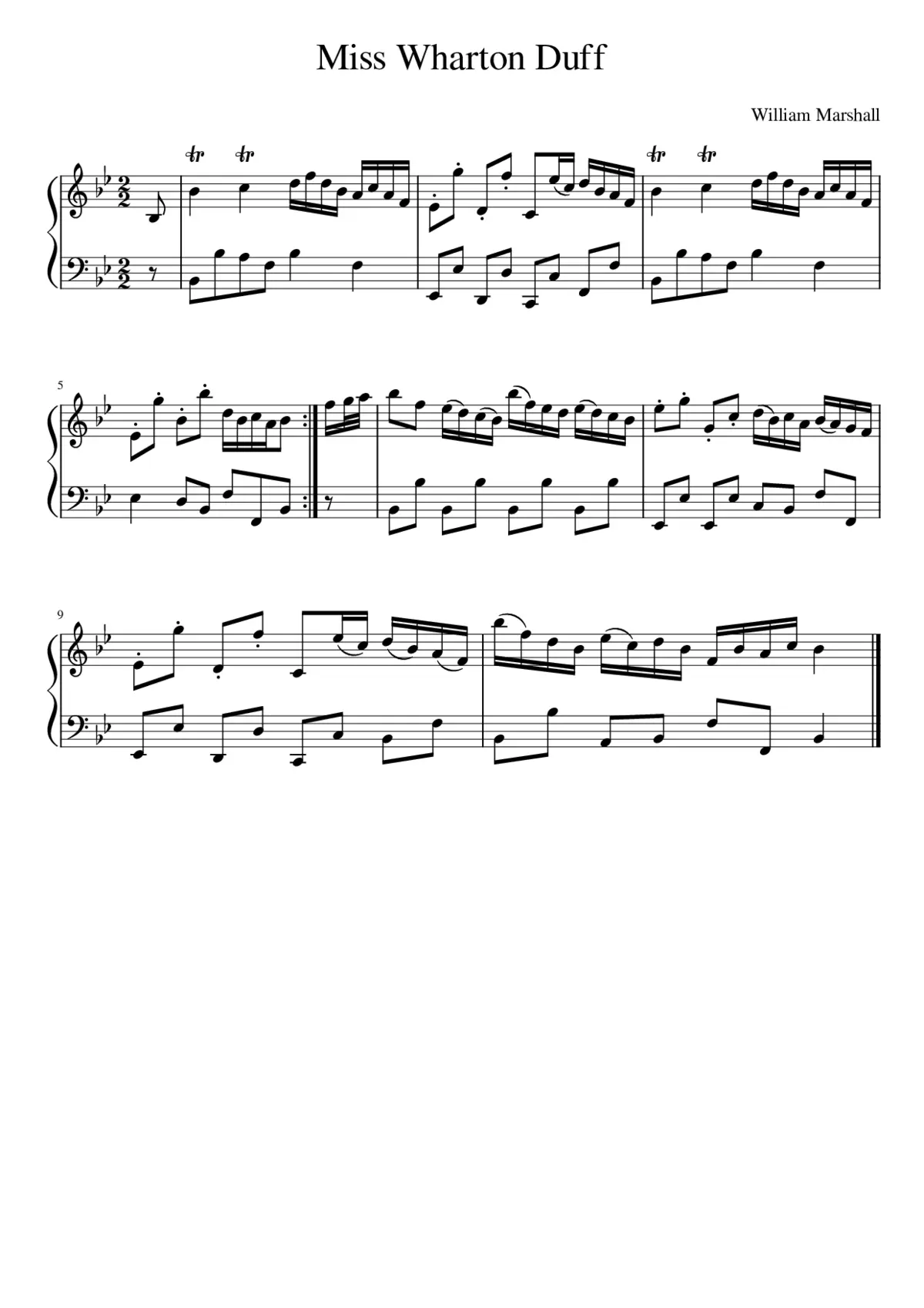 Miss Wharton Duff - Page 1