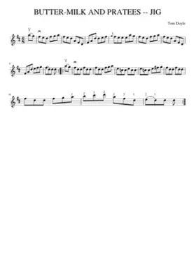 BUTTER-MILK AND PRATEES -- JIG