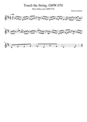 Touch the String. GHW.070