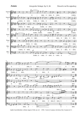 Amen, Op. 81 No. II6