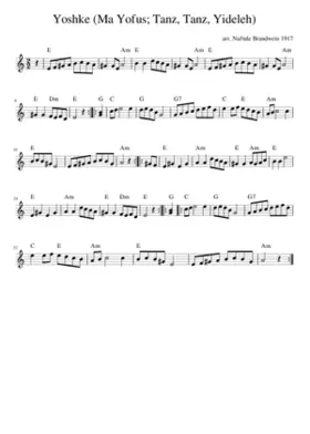 Yoshke (Ma Yofus; Tanz Tanz Yideleh)