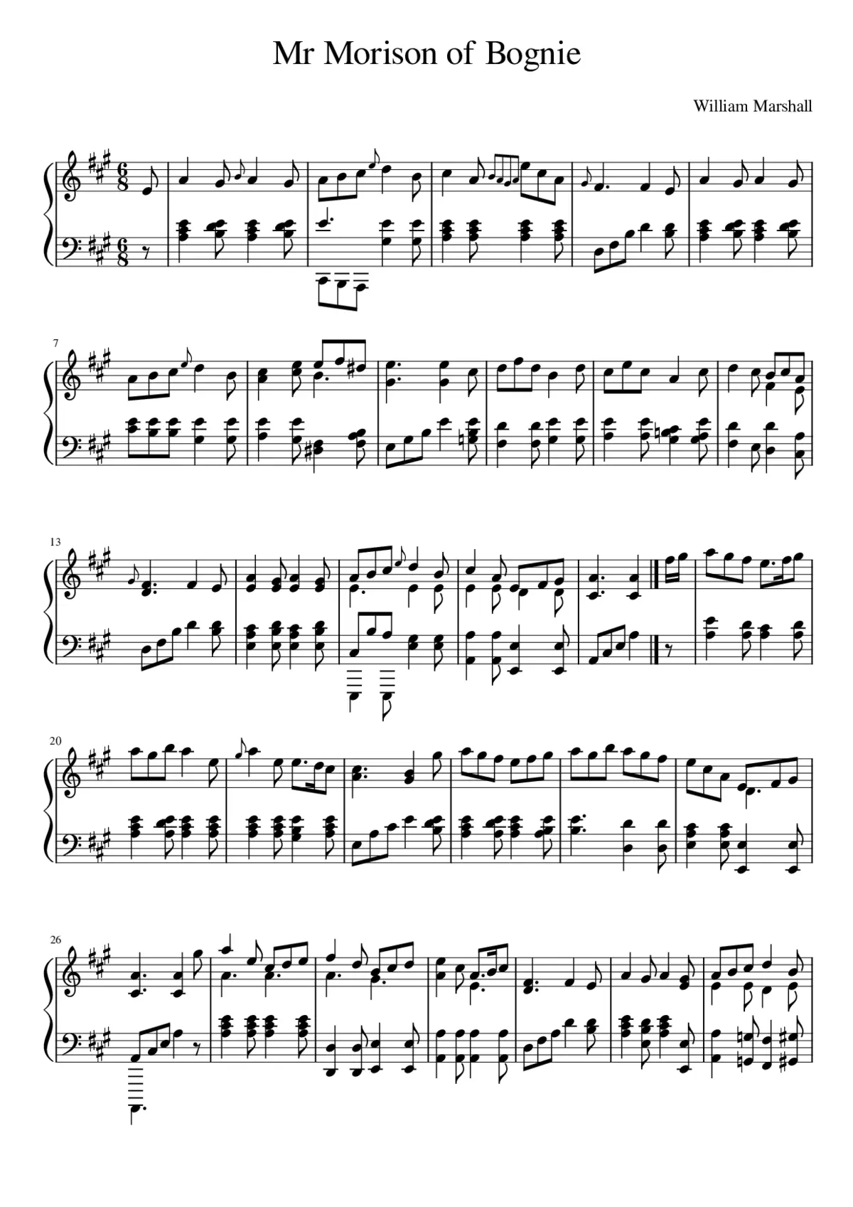 Mr Morison of Bognie - Page 1