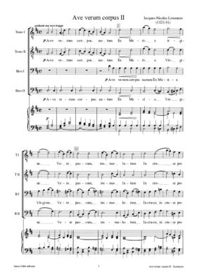 Ave verum corpus II