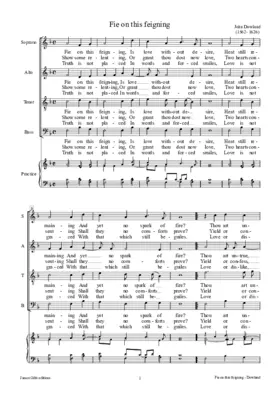 Fie on this faining, is love without desire